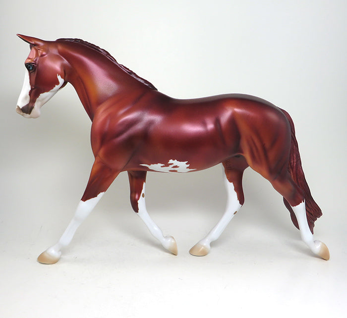 one of a kind thoroughbred model horse