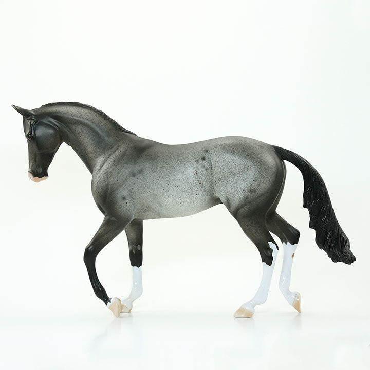 BEAMER - OOAK Blue Roan Thoroughbred 6/15