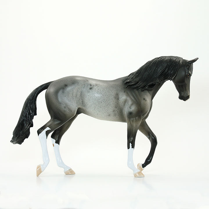 BEAMER - OOAK Blue Roan Thoroughbred 6/15