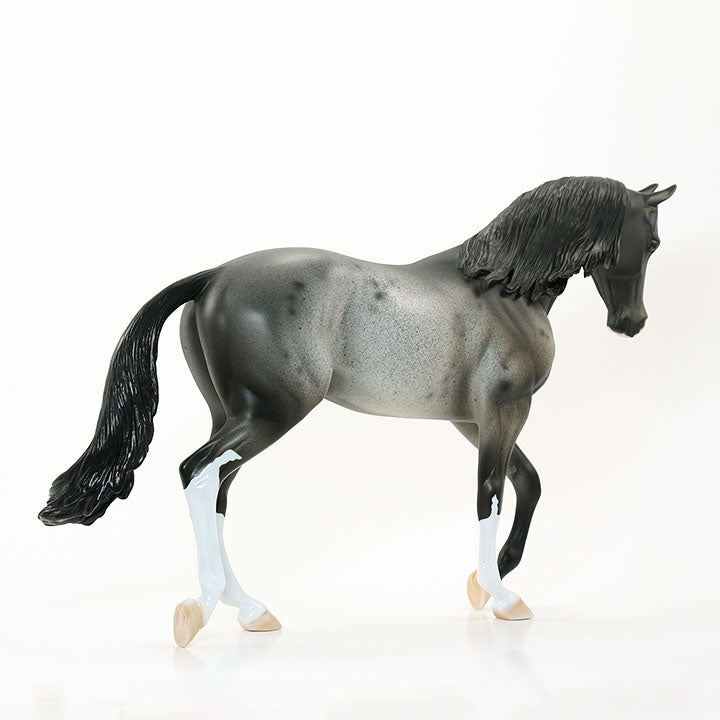 BEAMER - OOAK Blue Roan Thoroughbred 6/15