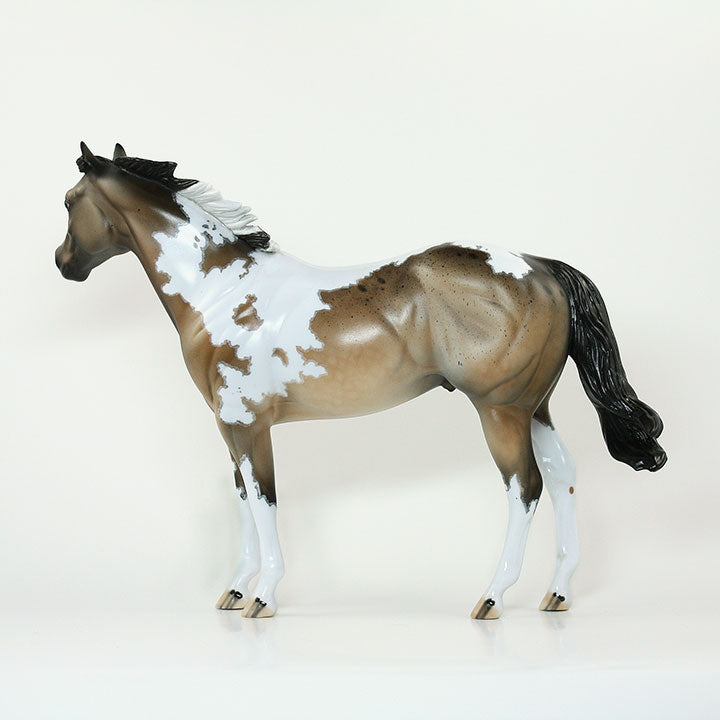 MUKURU - OOAK Stock Horse Sooty Buckskin Pintoloosa 6/15
