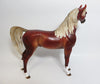 DREAM WALKER-OOAK CUSTOM DAPPLE CHESTNUT ARABIAN MODEL HORSE 11-17-17