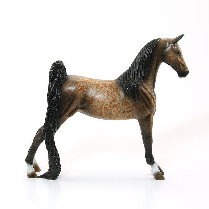 INFERNO - OOAK Appaloosa Saddlebred Model Horse Pebble - 6/15