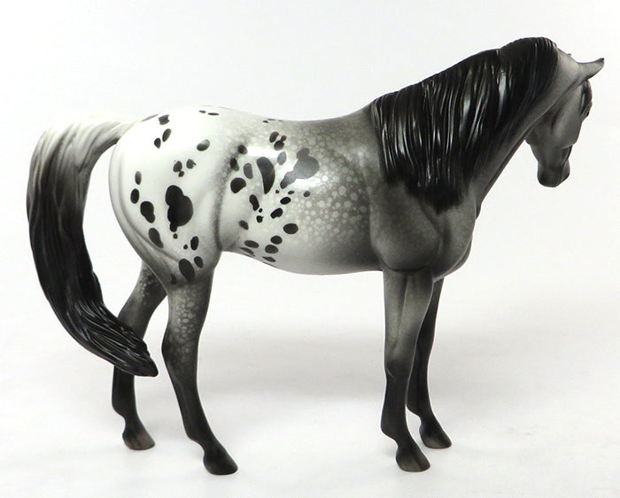 HONEY BUNCH-OOAK LEOPARD APPALOOSA ARABIAN PEBBLES MODEL HORSE 7/1