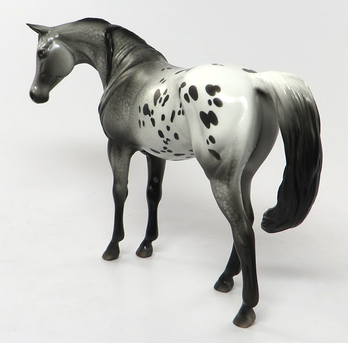 HONEY BUNCH-OOAK LEOPARD APPALOOSA ARABIAN PEBBLES MODEL HORSE 7/1