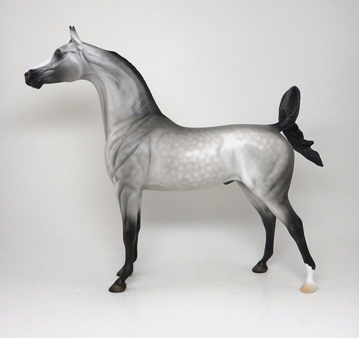 PANIC AT THE DISCO - LIMITED EDITION DAPPLE GREY ARABIAN MODEL HORSE - LE2 - 1/8