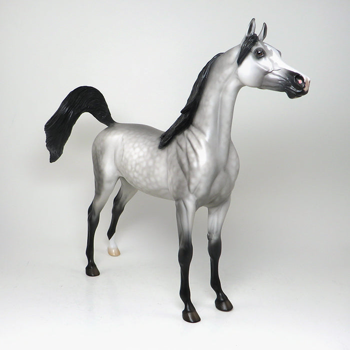 PANIC AT THE DISCO - LIMITED EDITION DAPPLE GREY ARABIAN MODEL HORSE - LE2 - 1/8