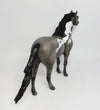CODY-OOAK GREY PINTO SPANISH MUSTANG MODEL HORSE 5/10