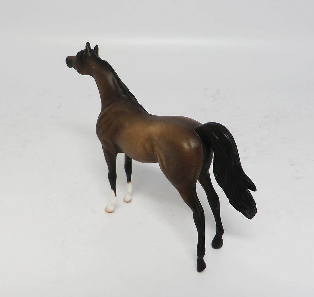 JEAN PAUL-OOAK DAPPLE SOOTY BUCKSKIN ARABIAN CHIPS MODEL HORSE 5/10