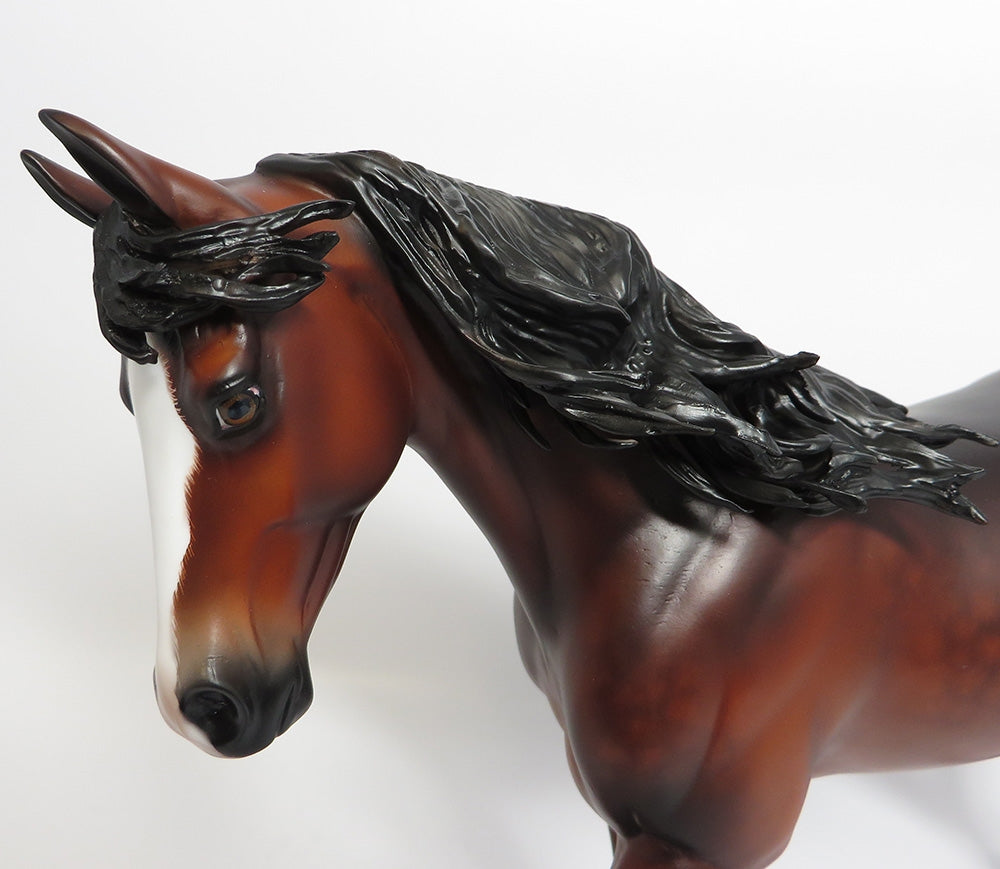 RADIO FLYER-OOAK CUSTOM DAPPLE BAY THROUGHBRED BY SHERYL LEISURE