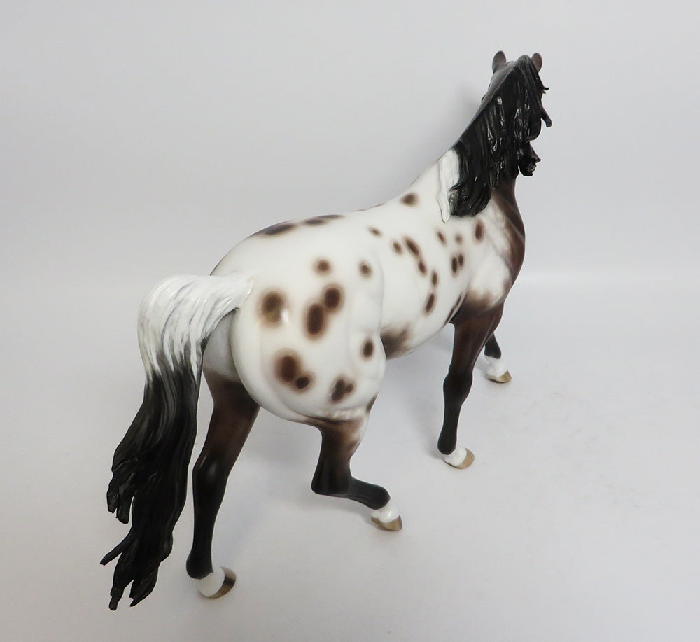 POGO STICK-OOAK BAT APPALOOSA PONY MODEL HORSE BY SHERYL LEISURE 11/22/17