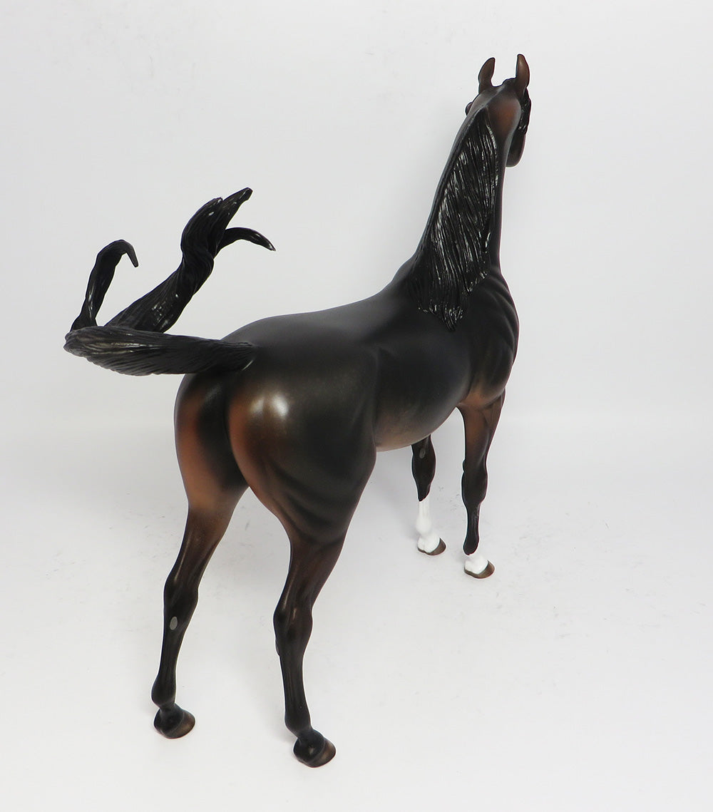 MICHELANGELO-OOAK BAY ARABIAN MODEL HORSE 05/12/17