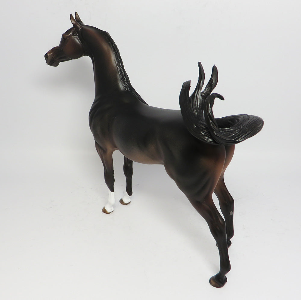 MICHELANGELO-OOAK BAY ARABIAN MODEL HORSE 05/12/17