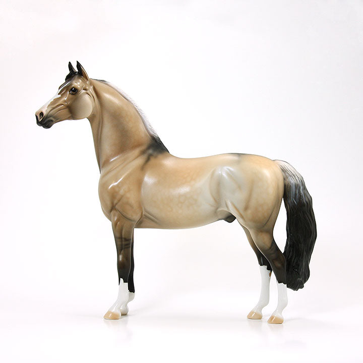 HE'S EARNED HIS STRIPES - OOAK Frosted Dun Morgan 6/15