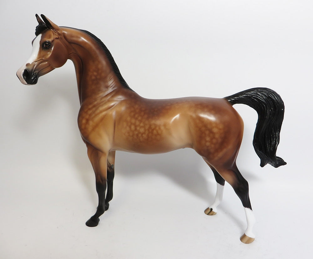 SOCK MONKEY-OOAK DAPPLE BAY ARABIAN CUSTOM BY SHERYL LEISURE