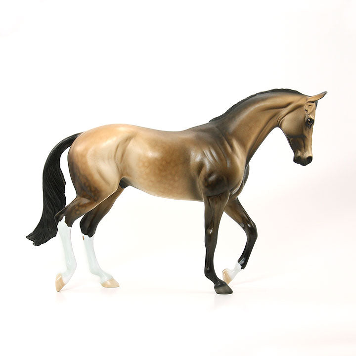 TEMPER TANTRUM - OOAK Sooty Buckskin Thoroughbred 6/15