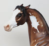 CURRIER-OOAK-BAY SABINO PINNED EAR ARABIAN MODEL HORSE 12/28