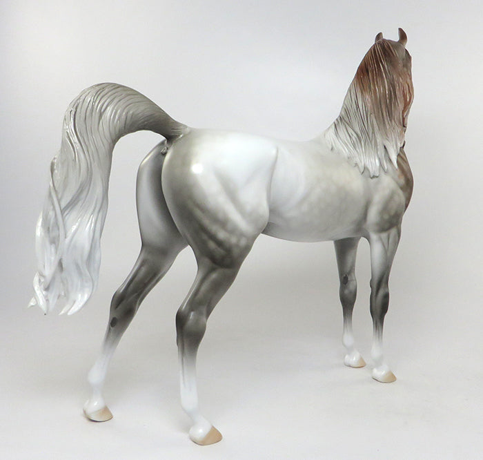 BEDOUIN-OOAK BLOODY SHOULDER ARABIAN MODEL HORSE 7/7