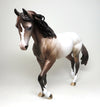 MOON PIE - OOAK APPALOOSA THOROUGHBRED MODEL HORSE - 1/11