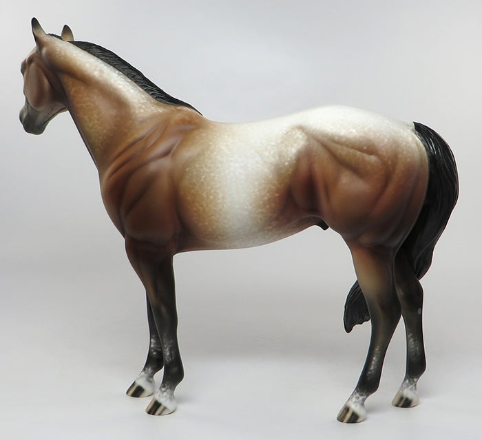 SPARK KNOCK-OOAK BAY ROAN APPALOOSA ISH MODEL HORSE 7/7