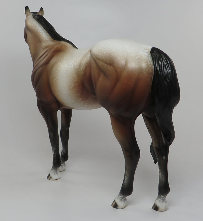 SPARK KNOCK-OOAK BAY ROAN APPALOOSA ISH MODEL HORSE 7/7