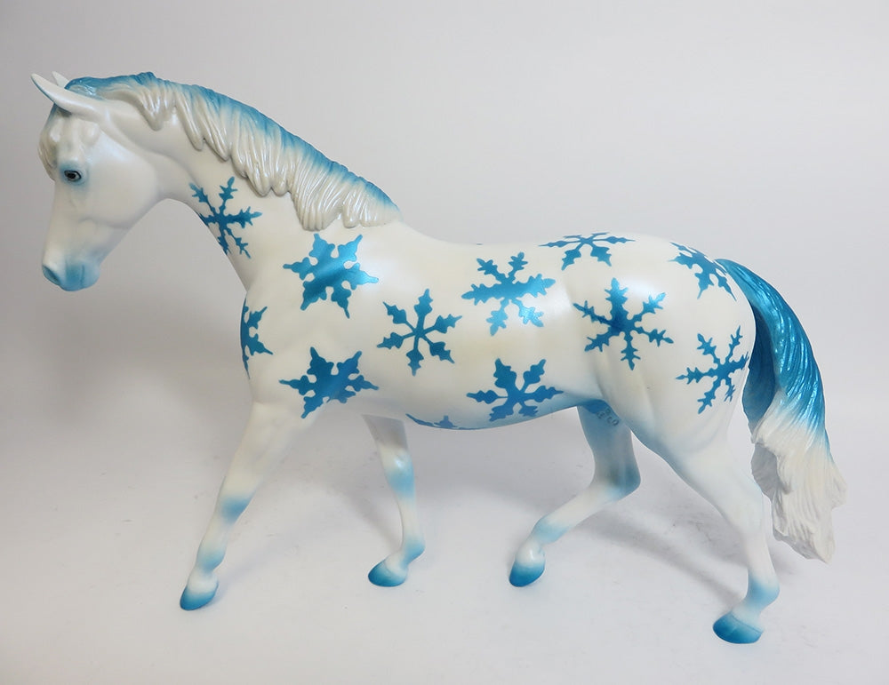 ICE QUEEN-OOAK SNOWFLAKE DECORATOR PONY MODEL HORSE WHS 2017