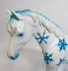 ICE QUEEN-OOAK SNOWFLAKE DECORATOR PONY MODEL HORSE WHS 2017