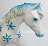 ICE QUEEN-OOAK SNOWFLAKE DECORATOR PONY MODEL HORSE WHS 2017