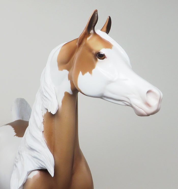 SUNRISE SUNSET - LIMITED EDITION PALOMINO PAINT ARABIAN MODEL HORSE - LE3 - 1/18