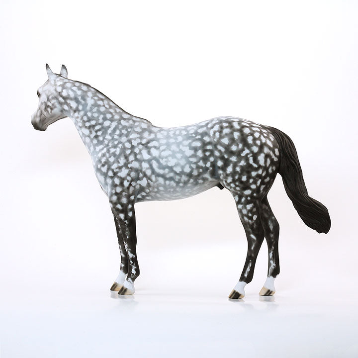DREAM WEAVER FEVER - OOAK GREY STAR DAPPLED STOCK HORSE