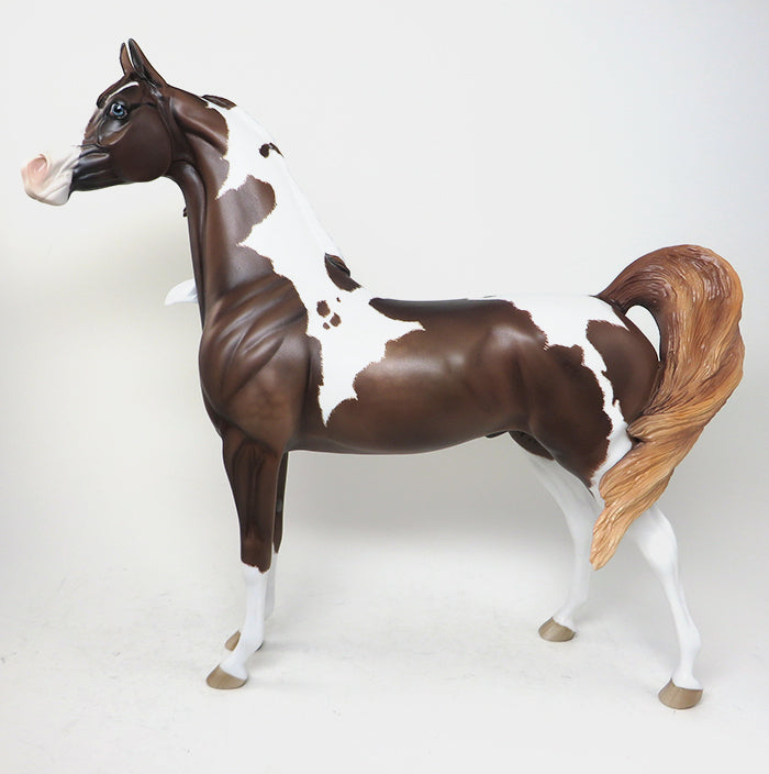 chestnut paint arabian paint one of a kind