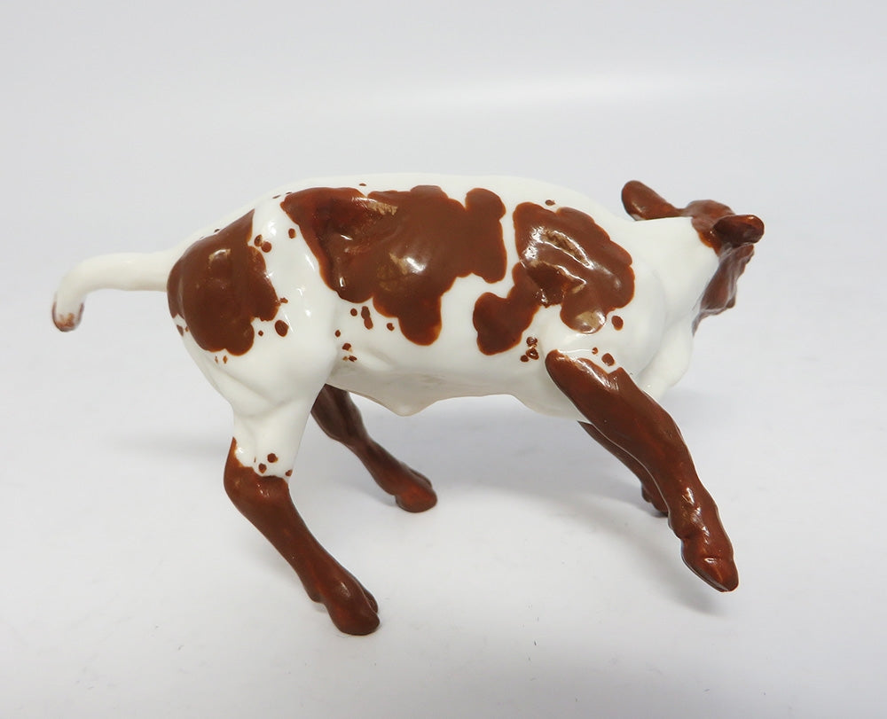 DEEKIN-OOAK BROWN SPECKLED COW WHS 2017