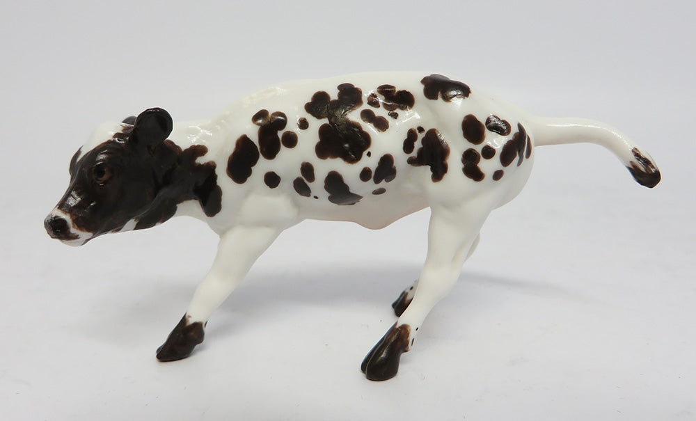 SLICK-OOAK BROWN SPECKLED COW WHS 2017