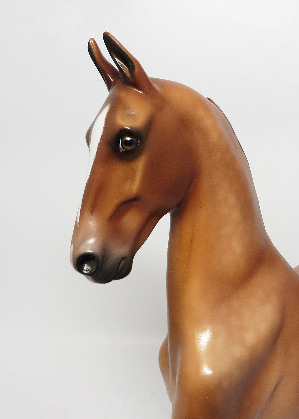 KERPLUNK-OOAK DAPPLE CHESTNUT CUSTOM SADDLEBRED BY SHERYL LEISURE WHS 2017