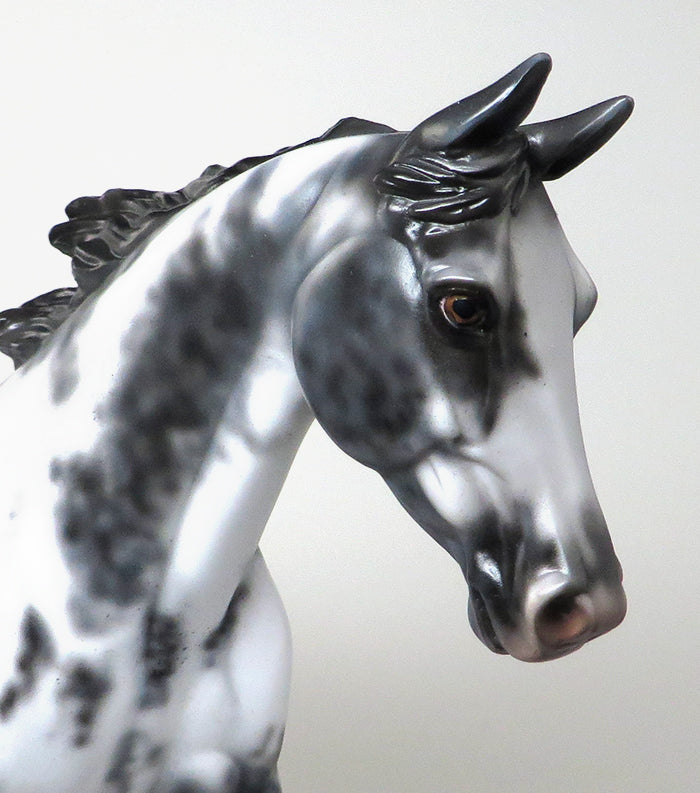 UPTOWN FUNK - OOAK FEW SPOT APPALOOSA PALOUSE MODEL HORSE - 1/15