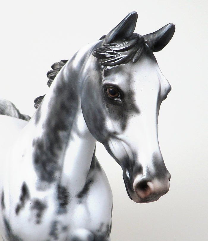 UPTOWN FUNK - OOAK FEW SPOT APPALOOSA PALOUSE MODEL HORSE - 1/15