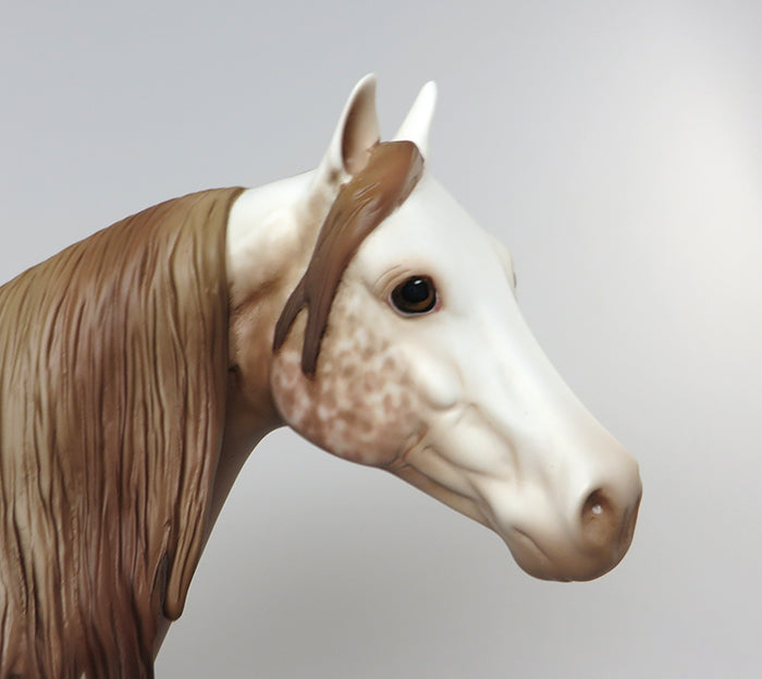 REVOLVER-OOAK CHESTNUT APPALOOSA ISH MODEL HORSE 7/8