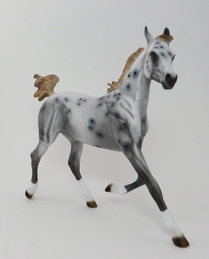 SPOTS THE MATTER - OOAK Appaloosa Yearling Model Horse - 9/25