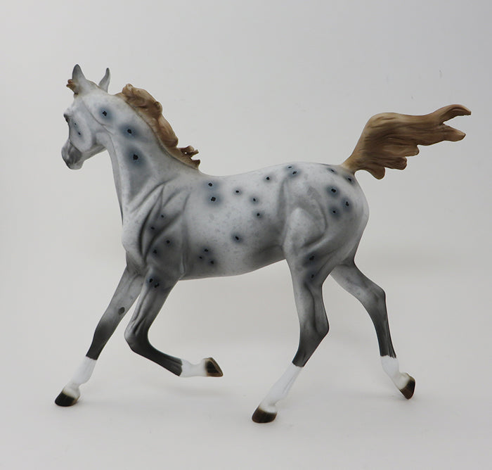 SPOTS THE MATTER - OOAK Appaloosa Yearling Model Horse - 9/25