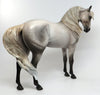PALOMA BLANCO DAPPLE GREY WINDSWEPT ANDALUSIAN MODEL HORSE BY SHERYL LEISURE 7/8