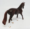 DUKE~OOAK CHESTNUT WARMBLOOD CHIP MODEL HORSE 5/18/17