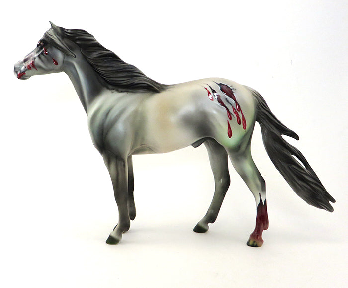 SURVIVAL INSTINCTS- ZOMBIE-HALLOWEEN DECORATOR-MUSTANG-OOAK 9/29