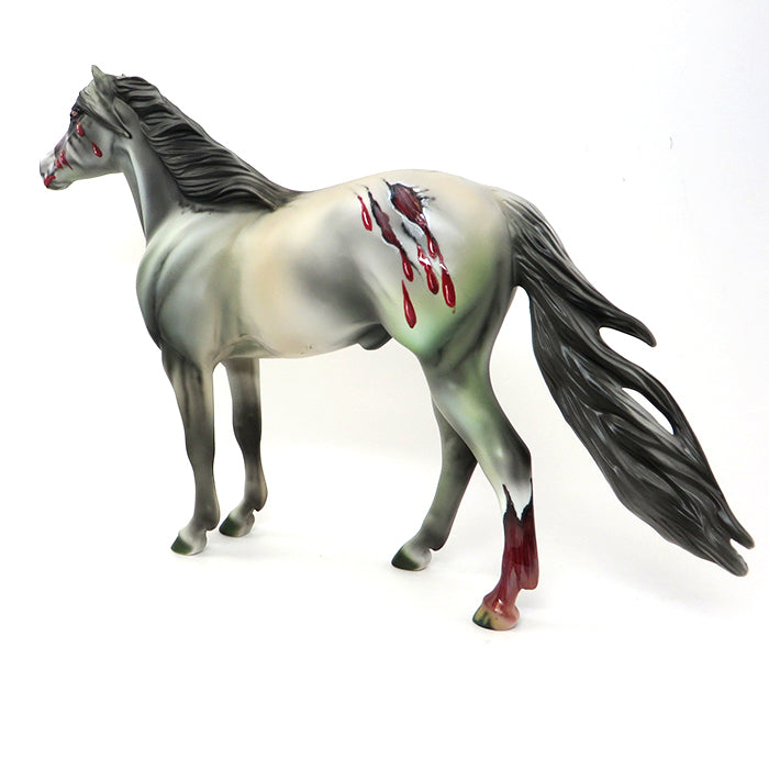 SURVIVAL INSTINCTS- ZOMBIE-HALLOWEEN DECORATOR-MUSTANG-OOAK 9/29