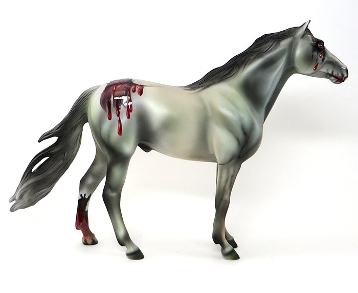 SURVIVAL INSTINCTS- ZOMBIE-HALLOWEEN DECORATOR-MUSTANG-OOAK 9/29