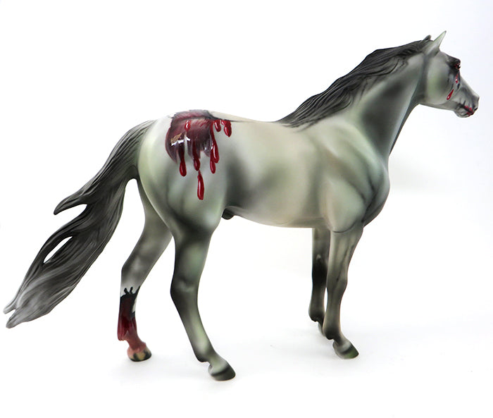 SURVIVAL INSTINCTS- ZOMBIE-HALLOWEEN DECORATOR-MUSTANG-OOAK 9/29