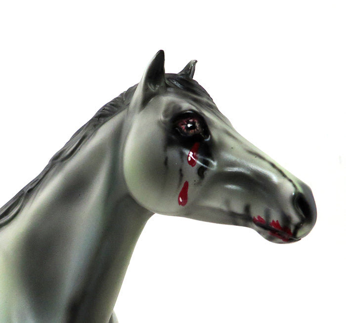 SURVIVAL INSTINCTS- ZOMBIE-HALLOWEEN DECORATOR-MUSTANG-OOAK 9/29