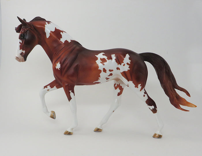 TOBACCO JOE - OOAK CHESTNUT PAINT MODEL HORSE - 9/29
