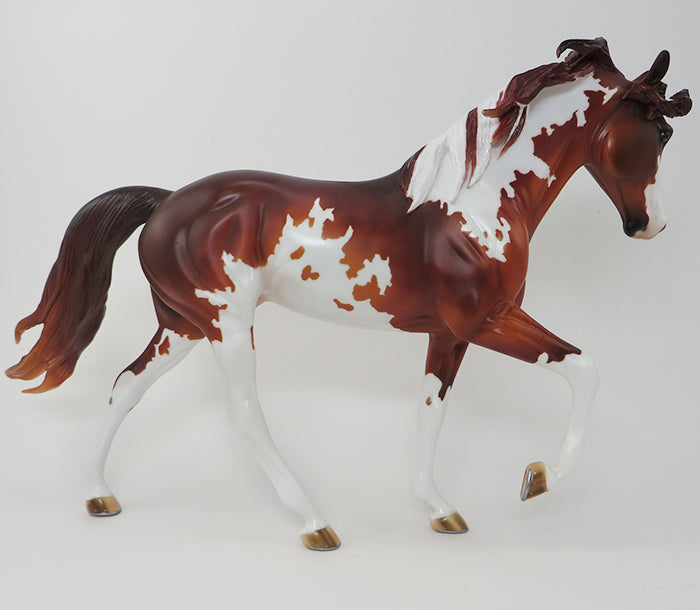 TOBACCO JOE - OOAK CHESTNUT PAINT MODEL HORSE - 9/29