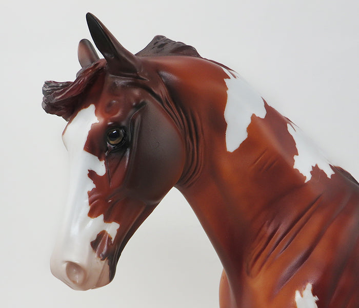 TOBACCO JOE - OOAK CHESTNUT PAINT MODEL HORSE - 9/29