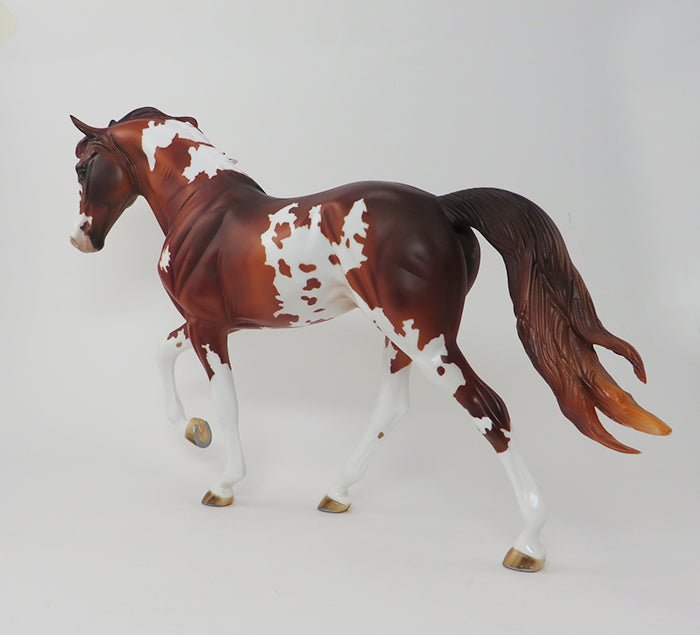 TOBACCO JOE - OOAK CHESTNUT PAINT MODEL HORSE - 9/29